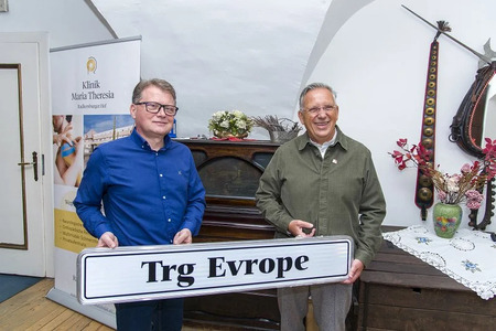 Na fotografiji Miran Dokl, Karl Lautner